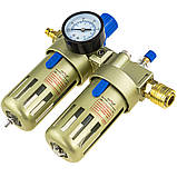 Модульна група для пневмолінії (фільтр/мастило/рег. тиск) 1/2" Vorfal V02006_1, фото 3