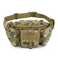 Сумка поясна тактична Waist Bag Kombat UK BTP Multicam