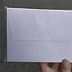 Конверт 220x110 мм, колір білий, КОМПЛЕКТ 50 шт., фото 5