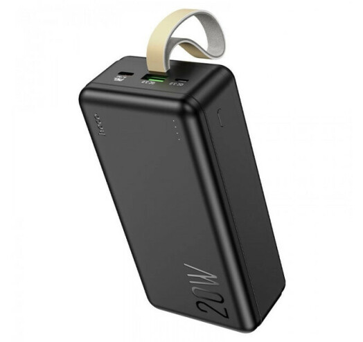 Портативна мобільна батарея Hoco J87B 30000mAh PD20W+QC3.0 (22.5W) Чорний, фото 1