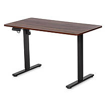 Комп'ютерний стіл з електрорегулюванням висоти Mealux PowerDesk Lite Walnut, фото 3