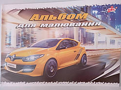 Альбом для малювання 8 аркушів Машина ТМ Бриск АВ-10 Бриск