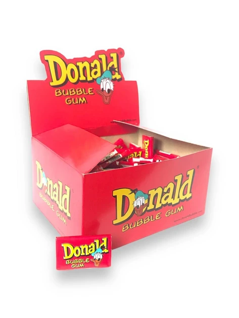 Жувальна гумка дональд Donald Bubble Gum 100 шт. червоний
