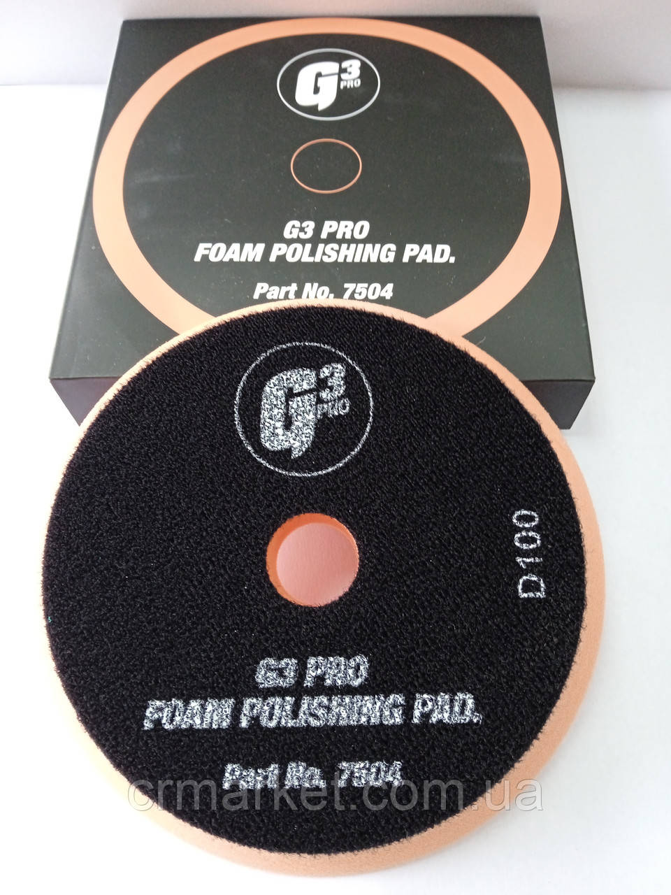 Коло полірувальне FARECLA фінішне G3 PRO Foam Polishing Pad помаранчеве, фото 1