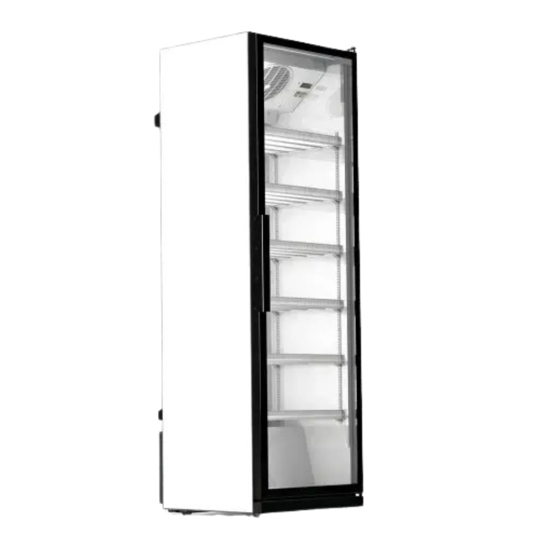 Однодверна холодильна шафа UBC DYNAMIC Full Door зі скляними дверима (265 л) холодильне обладнання