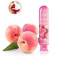 Персикова мастило для сексу, їстівний лубрикант зі смаком персика