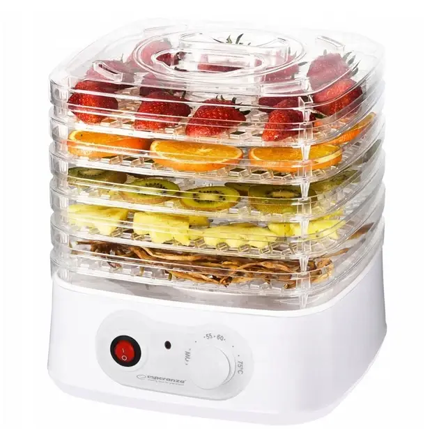 Сушарка для фруктів Esperanza EKD004 250W (4 секції) Електросушарка для фруктів та грибів