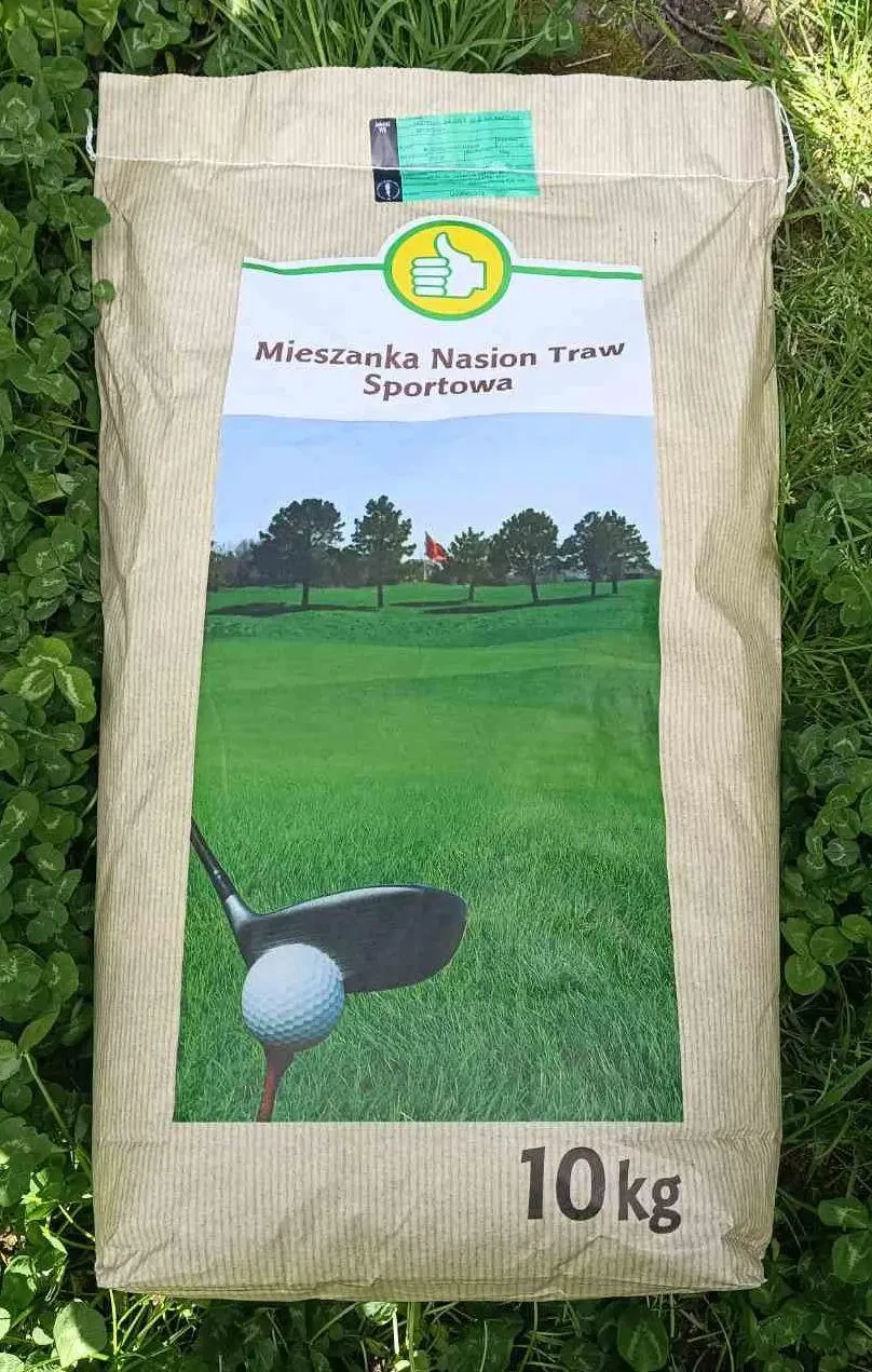 Газонна трава спортивна Mieszanka Nasion Traw Sportowa 10 кг ТМ Agronas Польща
