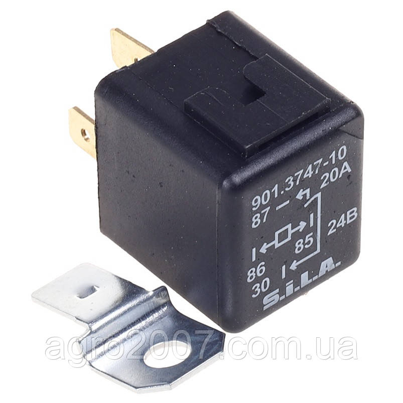 Реле стартера 901.3747-10 (аналог 753.3777-11) 24В 4 контакти, фото 1