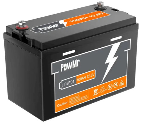 Акумулятор PowMr lifepo4 pow-100 12v 100ah 1280wh