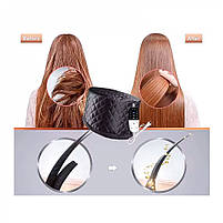 Електрична термошапка сушуар, для масок та лікування волосся Hots Professional Lux Spa Cap, срібна луска (HP88006), фото 5