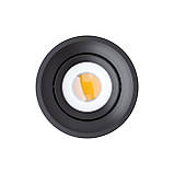 Точковий накладний LED світильник Ø65мм TNS03 (чор) 5W 3000K, фото 3