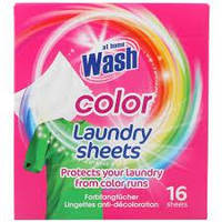 Серветки для прання At Home Laundry Sheets Color 16 шт.