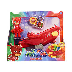 Ігровий набір PJ Masks - Амайя -Сова на плайнере -совалете-Пі-Джей Маски