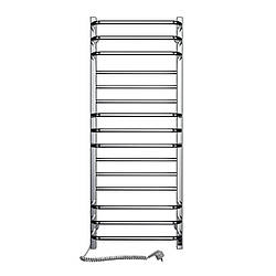 Рушникосушка електрична з нержавіючої сталі Navin Грандіс 480х1200 Sensor ліва з таймером полірована