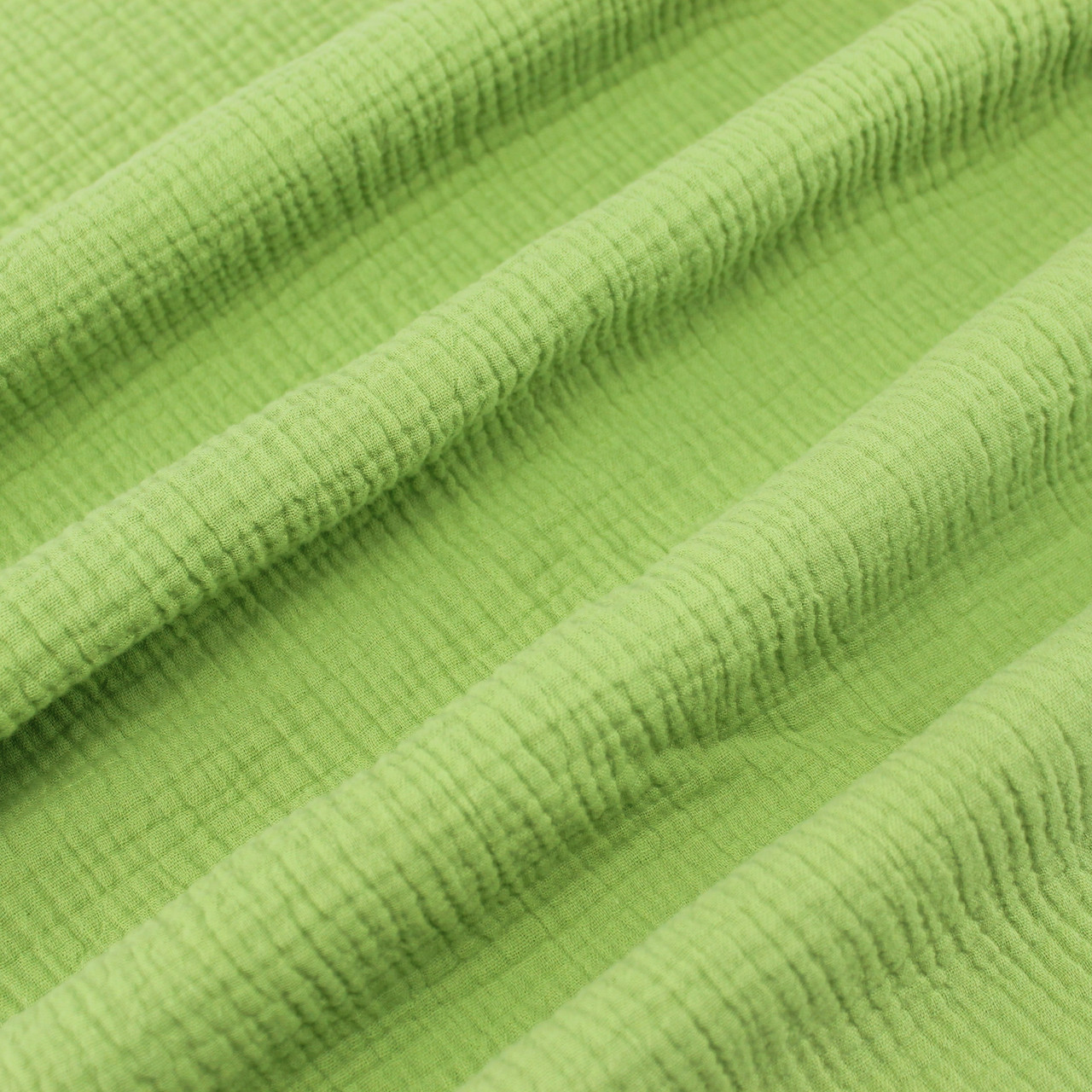 Муслін жатий двошаровий, колір салатний, ширина 150 см № МЖ-4-16, фото 1