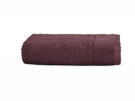Рушник Parisa Home Jacquard Cotton - J-111 (500 г/м2) сливовий 50*90
