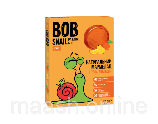Мармелад Груша апельсин Bob Snail, 54г