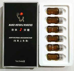 Вторинна анастезія Рідкий анестетик Nano Meter 1 Minutes 2ml 6 шт, фото 2