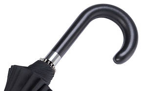 Парасолька тростина Doppler 16 спиць напівавтомат 741963 DSZ чорна, фото 3