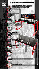 Геймерський стіл UNICRON ZEUS-Game, колір чорний/червоний, фото 4