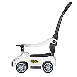 Дитяча каталка-толокар з батьківською ручкою та музикою Bambi M 5728L-1, фото 3