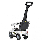 Дитяча каталка-толокар з батьківською ручкою та музикою Bambi M 5728L-1, фото 4