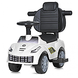 Дитяча каталка-толокар з батьківською ручкою та музикою Bambi M 5728L-1, фото 6