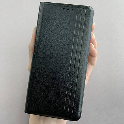 Чохол-книга для Samsung Galaxy A51 шкіряна книжка на телефон самсунг а51 чорна prm, фото 1