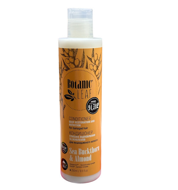 Кондиціонер для пошкодженого волосся "Глибоке відновлення та живлення" Botanic Leaf, фото 1