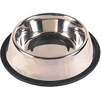 Миска Trixie для собак металева на гумі 1,75 л/24854