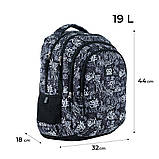 Шкільний рюкзак для підлітка GoPack Teens (зріст від 145 – 175 см) GO24-162L-1, фото 3