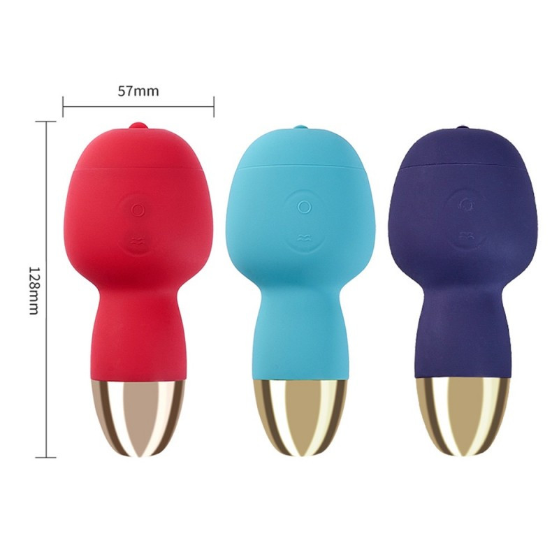 Вібратор Dual Use Wand у голубому кольорі для інтимного задоволення