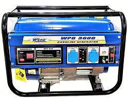 Бензиновий генератор 2.5кВт Werk WPG3600 (2.5/2.8кВт) Генератор 2500/2800вт