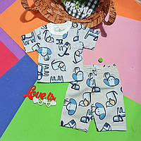 Костюмчик легкий 74 супер тканина локшина 6-9 місяців