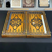 Нарди дерев'яні подарункові 64х32 см Легенда про Дракона, фото 4