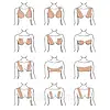 Кінезіо тейп для грудей 6,8м×5см, 1 рулон, Boob Tape, Чорний / Бюстгальтер-невидимка / Кінезіологічна стрічка, фото 5