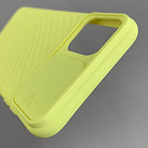 Чохол для iPhone 11 Pro Max зі шторкою для камери щільний чохол на телефон айфон 11 про макс жовтий CLR, фото 5