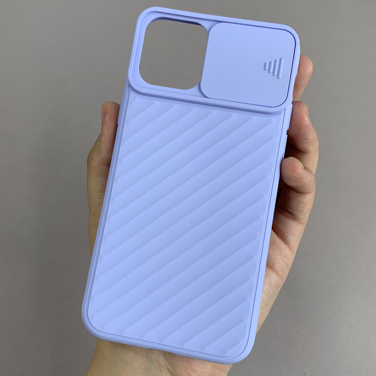 Чохол для iPhone 11 Pro зі шторкою для камери щільний чохол на телефон айфон 11 про бузковий CLR