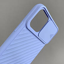 Чохол для iPhone 11 Pro зі шторкою для камери щільний чохол на телефон айфон 11 про бузковий CLR, фото 3