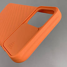 Чохол для iPhone 11 Pro зі шторкою для камери щільний чохол на телефон айфон 11 про помаранчевий CLR, фото 5
