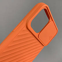Чохол для iPhone 11 Pro зі шторкою для камери щільний чохол на телефон айфон 11 про помаранчевий CLR, фото 3