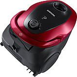 Пилосос Samsung VC07M25E0WR/UK ( червоний, чорний ) 31229 DS, фото 4