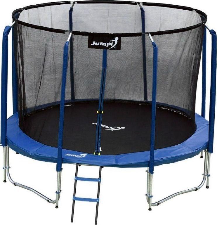 Батут Jumpi Maxy Comfort з внутрішньою сіткою 312 см синій, фото 1