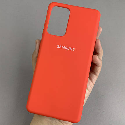 Чохол для Samsung Galaxy A72 матовий з мікрофіброю чохол на телефон самсунг а72 червоний full, фото 1
