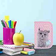 Пенал шкільний Kite Studio Pets (1 відділення, 1 відворот) SP24-621, фото 7