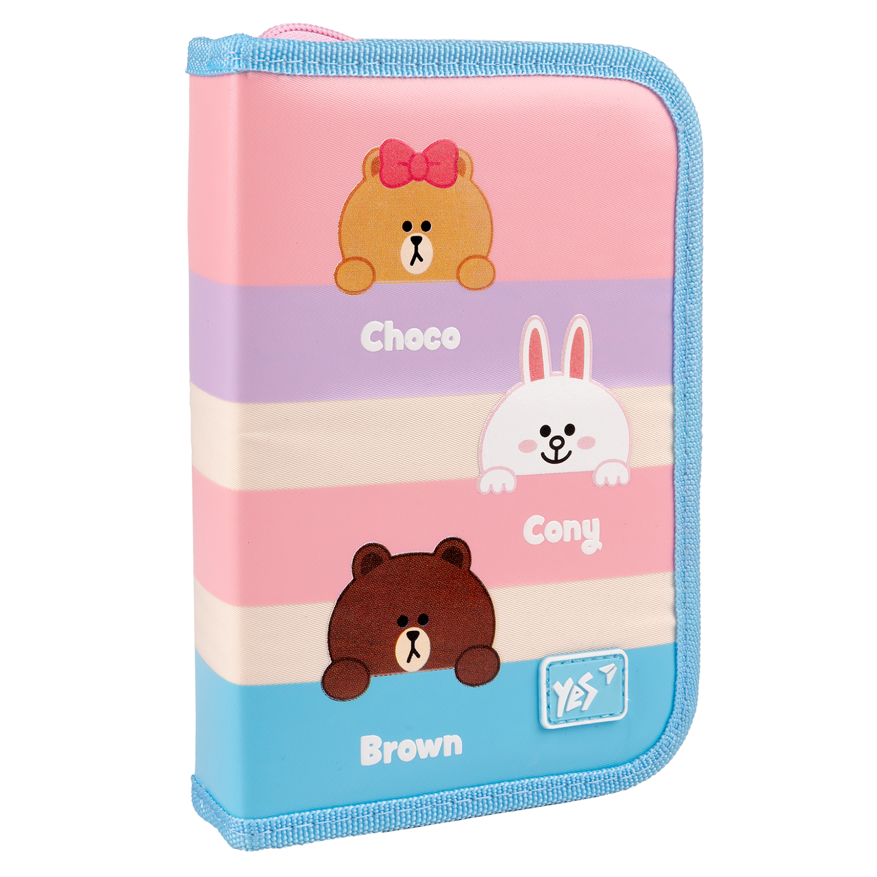Пенал шкільний Yes Line Friends (1 відділення, 2 відвороти) 533585