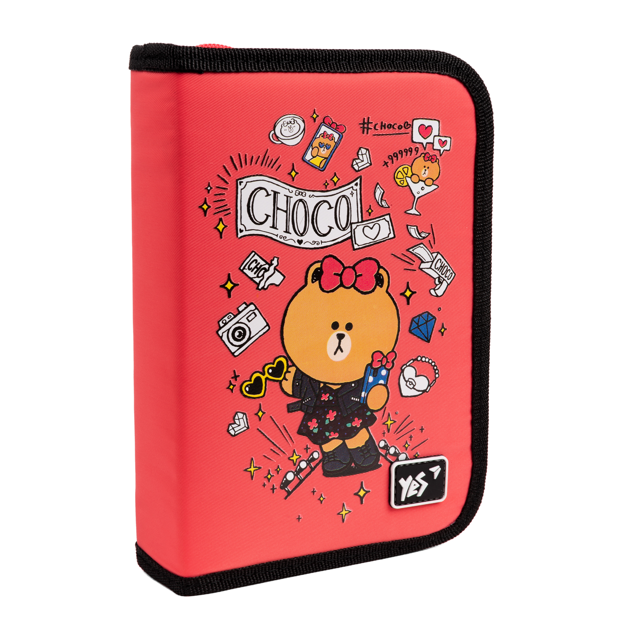 Пенал шкільний Yes Line Friends (1 відділення, 1 відворот) 533567