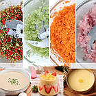 Блендер-подрібнювач на 2л, 1300Вт, Rainberg RB-2202 / Подрібнювач для кухні / Кухонний чоппер, фото 2