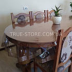 Скатертина силіконова c камінням, колір: Бронза, 1стрічка (Під замовлення або стандартний розмір), фото 3